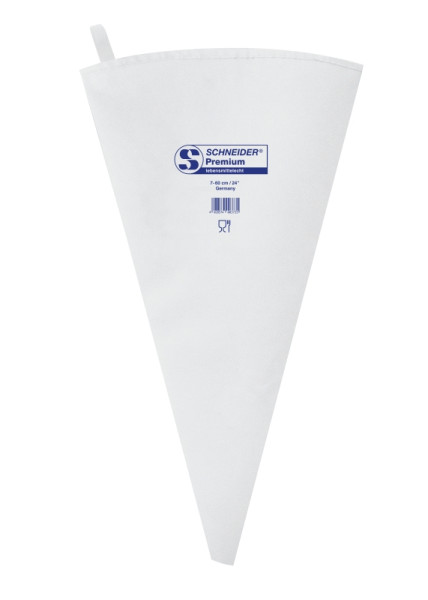 Poche à douille Schneider, 7-60 cm, "Premium" en bleu, collée, 350257