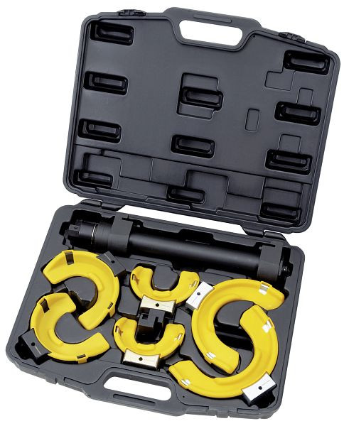 Kit compresseur de ressorts Kraftwerk pour jambes de force MacPherson avec 3 paires de mâchoires Ø 9-16 mm, 30409