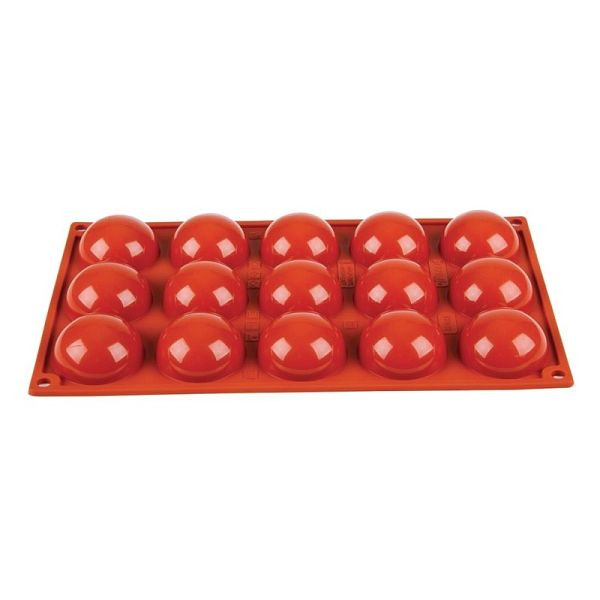 Pavoni Formaflex moule silicone 15 hémisphères, N936