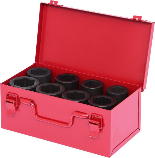 KS Tools Jeu de douilles à chocs à six pans creux 1", longues, 8 pièces, 515.0308