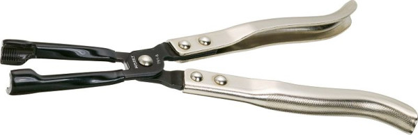 Pince Hazet pour bagues d'étanchéité de queue de soupape, mors trempés, coupe croisée, trempée, par ex. AUDI, FORD, OPEL, droite, surface : nickelée, 791-8