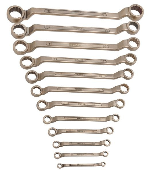 KS Tools BRONZEplus jeu de clés polygonales doubles, décalées 12 pièces 6-32 mm, 963.7437