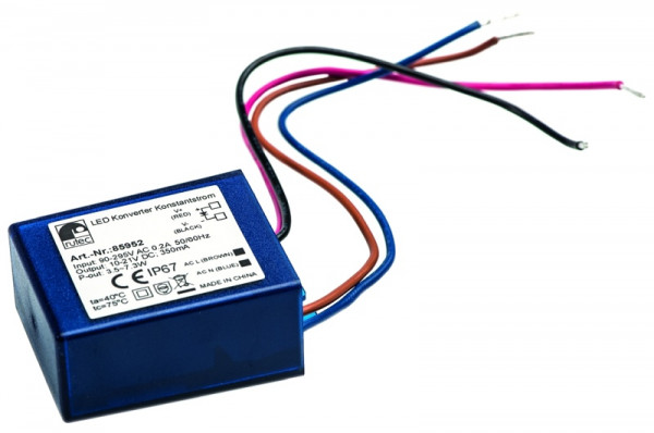 rutec Projekt 350mA 1.4W - 7.4W Convertisseur de courant constant 10 - 21V, PHE952