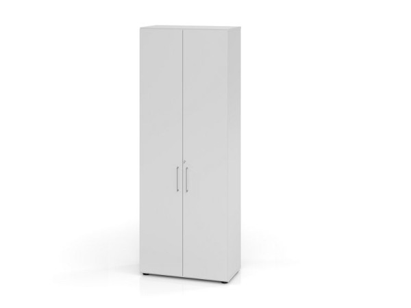 Armoire combinée Hammerbacher 968T6, 6 OH, corps : gris / façade : gris, 80 x 42 x 215,4 cm (LxPxH), V968T6/5/5/BS