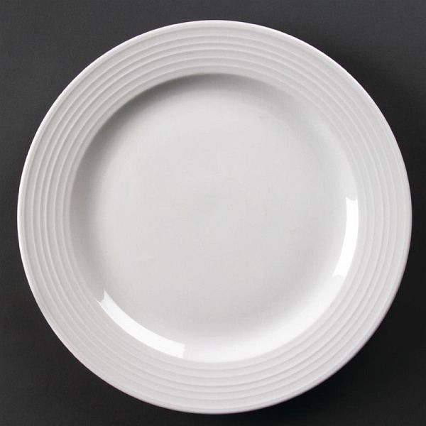 OLYMPIA Assiette linéaire avec rebord large 31cm, UE: 6 pièces, U092