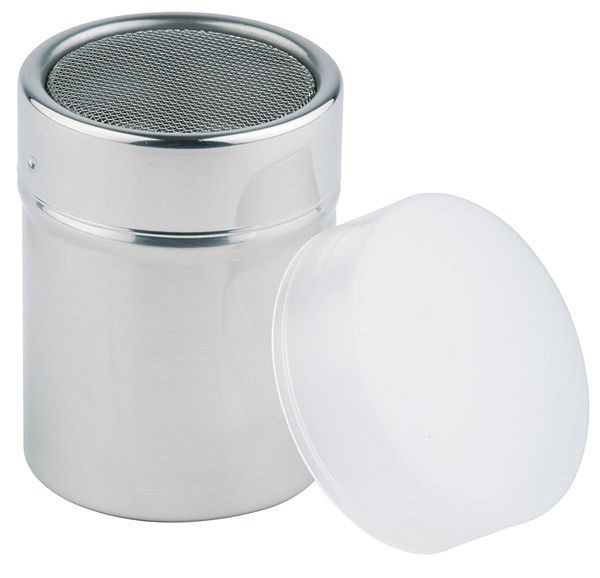 Ecarteur de filet APS, Ø 5,5 cm, hauteur : 7,5 cm, récipient en acier inoxydable, cache-poussière en PP, 0,16 litre, 00776