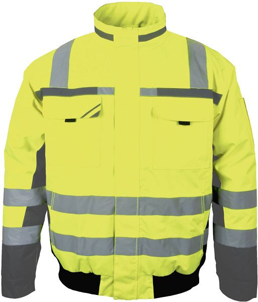 Veste pilote de protection d'avertissement PKA, jaune/gris, taille : L, WIPJ-GE-004