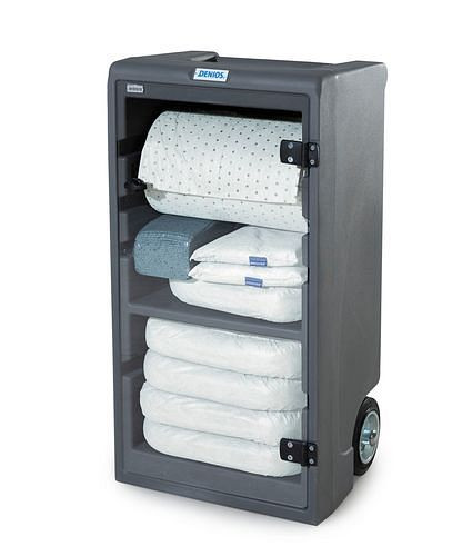 Petit kit d'urgence DENSORB dans le chariot mobile, version à huile, 267-167