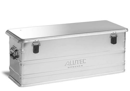 Boîte en aluminium DENIOS Comfort, sans coins d'empilage, volume de 140 litres, 136-689