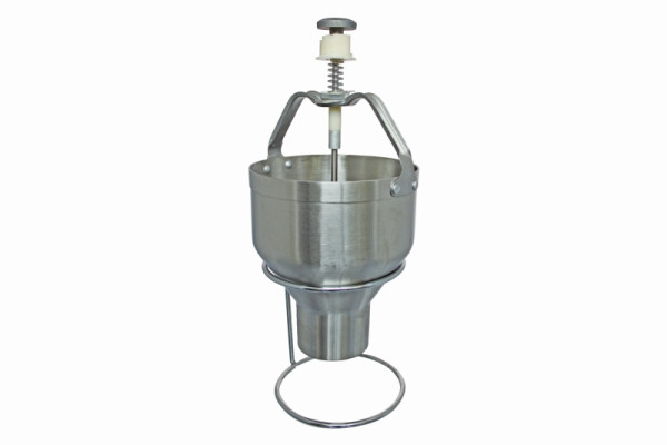 Distributeur de pâte Schneider en inox avec support, 3 litres - hauteur : 395 mm, Ø : 167mm, 152975