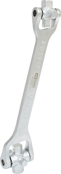 Clé de service d'huile 8 en 1 KS Tools, 270 mm, 150.9302