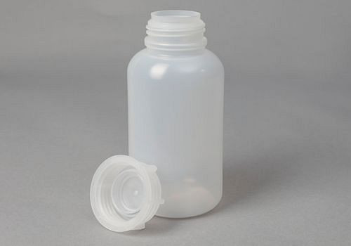 Flacons à col large DENIOS en LDPE, ronds, naturellement transparents, 1500 ml, UE : 6 pièces, 261-409