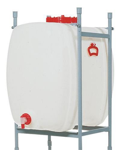 Réservoir peu encombrant DENIOS en polyéthylène (PE), avec robinet de vidange, volume de 60 litres, 189-262