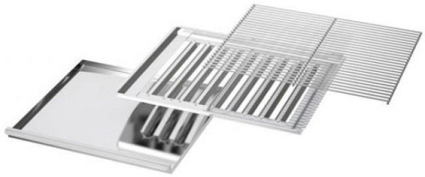 Grille de gril perforée pour rôtissoires de table combinées, pour rôtissoires 152001, 152901