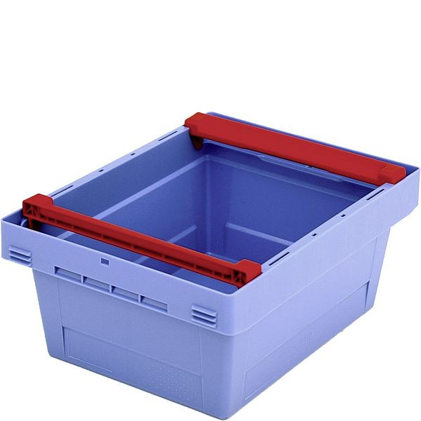 BITO conteneur réutilisable MB couvercle/barre/skid /MBB43171 400x300x173 bleu pigeon, barre, C0402-0035