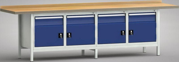 Etabli standard KLW - 3000 x 700 x 840 mm L x P x H, WS427N-3000M40-E1650