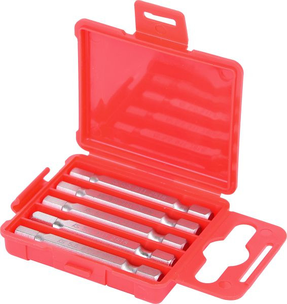 KS Tools Douille hexagonale embout 1/4", 50 mm, 5,5 mm, lot de 5, 911.2819