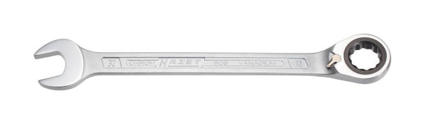 Clé mixte à cliquet Hazet, Profil de traction double hexagonal externe, 32 mm, 606-32