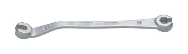 Clé pour conduite de frein Hazet, ouverte, profil hexagonal externe, 11 mm, 612N-11