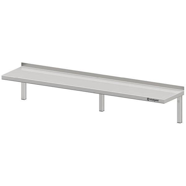 Étagère murale Stalgast avec équerres 1700x300x400 mm réglable en hauteur, soudée, VWB17304