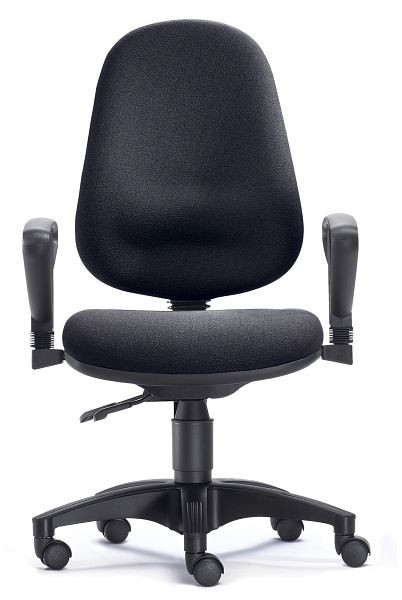 SITWELL LADY VITAL, noir, chaise de bureau sans accoudoirs, BA-69.100-M-80-109-00-44-10
