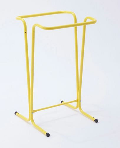 DENIOS Porte-sac poubelle 120 litres, dispositif autonome, jaune, 265626