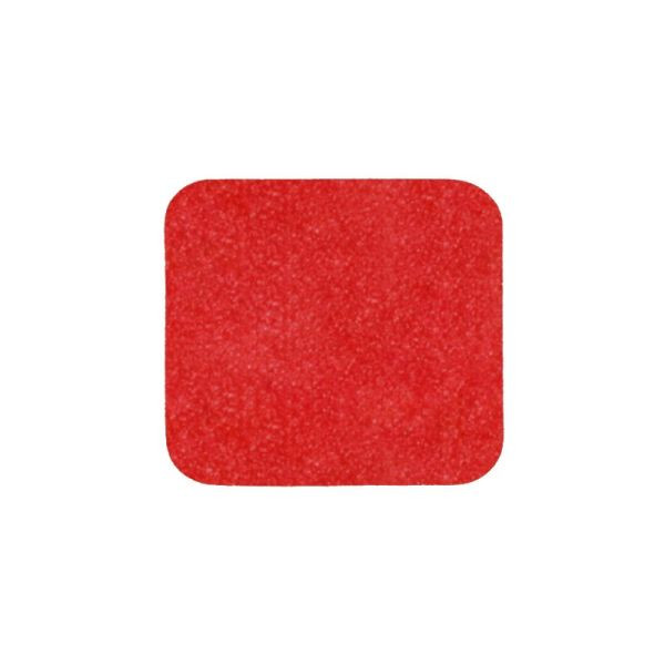 m2 Revêtement antidérapant Easy Clean, rouge, bandes individuelles 140x140mm, UE : 10 pièces, M3RV101401