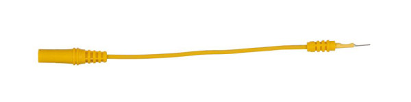 KS Tools Prise d'entrée 4,0 mm vers adaptateur de test 0,8 mm plat (jaune), 150.0973