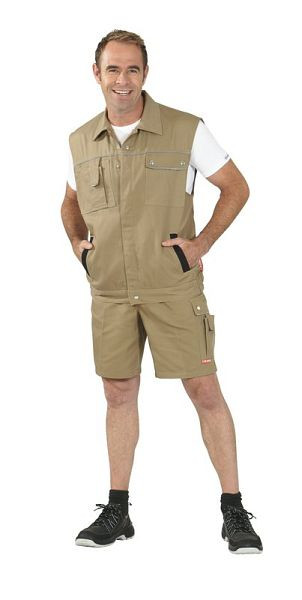 Gilet Planam Canvas 320, kaki/noir, taille L, 2165052
