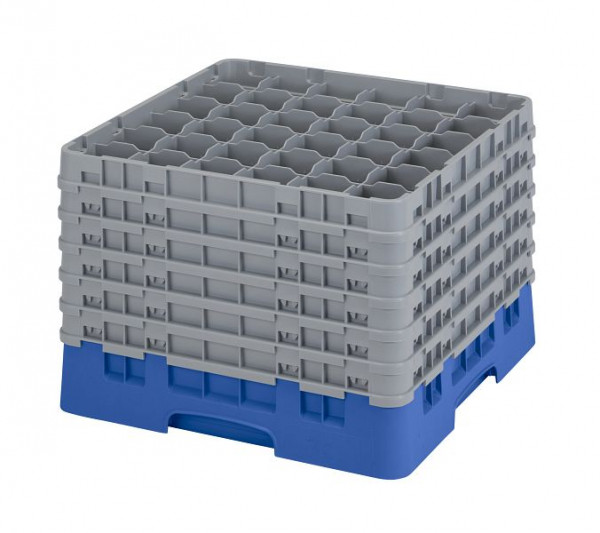 Panier de lavage Cambro 36 compartiments Camrack® 29,8 cm, bleu, paquet de 2, 36S1214168