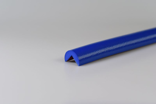 Protection d'angle Knuffi, profil d'avertissement et de protection type A, bleu, 1 mètre, PA-900101