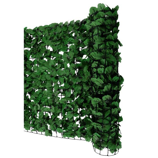 Brise-vue pour balcon Mendler N77, revêtement de protection contre le vent pour clôture de balcon, feuille de 300x150cm foncée, 52934
