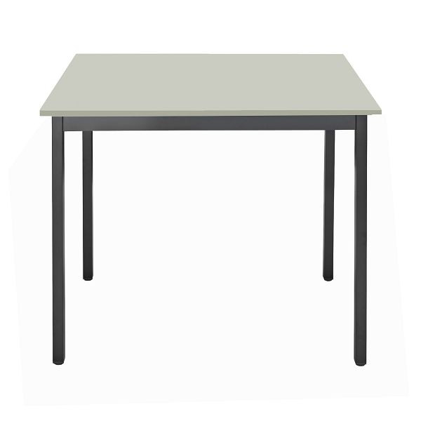 Table polyvalente Bisley MULTI Desking, rectangulaire 19 mm, décor G gris, structure gris anthracite, H 740 x L 700 x P 600 mm, MT0706G334