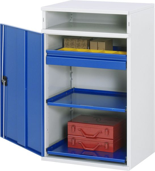 Bureau debout avec armoire latérale RAU, 1x tiroir intérieur, 650x1060x520 mm, 07-650-M31.11