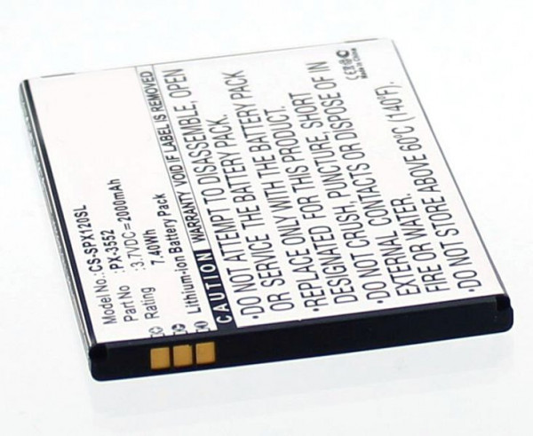 Batterie AGI compatible avec SIMVALLEY PX-3552-675, 26546