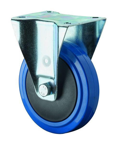 Rouleau de transport BS rollers, rouleau fixe, largeur de roue 32 mm, roue Ø 125 mm, capacité de charge 175 kg, plastique, roulement à billes, pack : 2 pièces, L410.B62.126
