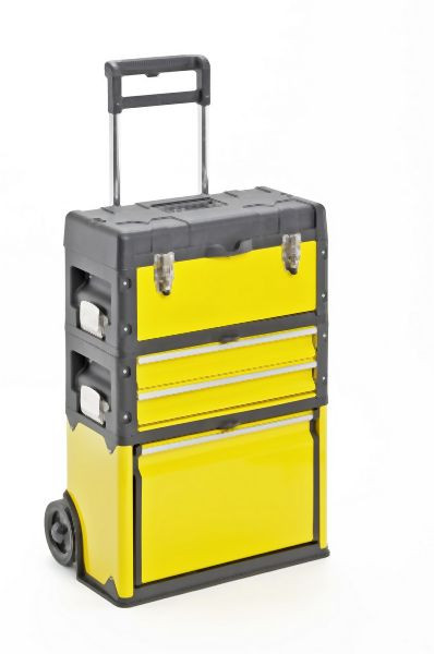 Chariot à outils Metra, 2 compartiments 1k.2.1 jaune, 10502