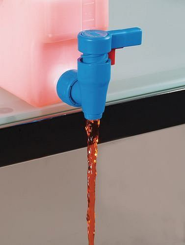 Robinet de vidange DENIOS pour bidons peu encombrants et à col large, court, 210-615