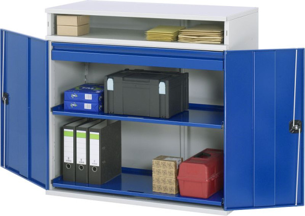 Bureau debout avec armoire latérale RAU, 1x tiroir intérieur, 1100x1060x520 mm, 07-1100-M31.11