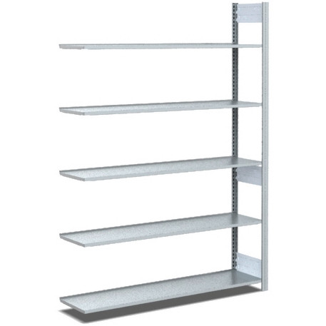 Rayonnage BITO type : EL champ complémentaire 25mm jeu de sol / rack d'archives 70kg 1849x996x324 galvanisé, C1251-0001