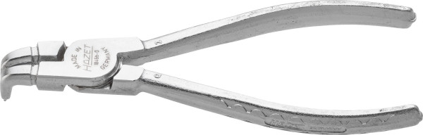 Pince pour circlips Hazet, standard : DIN 5256 forme D, surface : chromée, pointe gris acier, longueur : 139 mm, 1846B-0