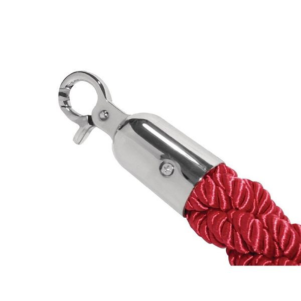 Boléro cordon torsadé rouge-zinc, GF947