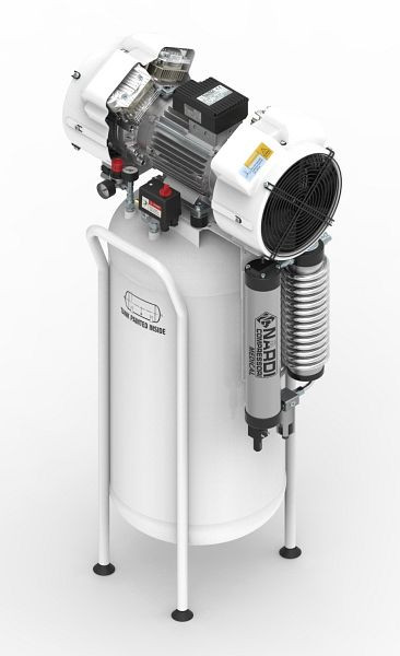 Compresseur à pistons silencieux AEROTEC XTR 4D-90V avec sécheur, 2013228