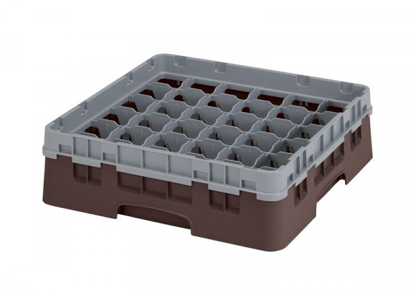 Panier de lavage Cambro 36 compartiments Camrack® 9,2 cm Marron, SU: 5 pièces, 36S318167