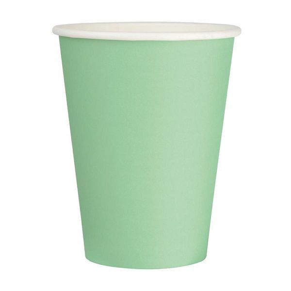 Gobelet pour boisson chaude à simple paroi Fiesta turquoise 340ml, UE: 1000 pièces, GP404