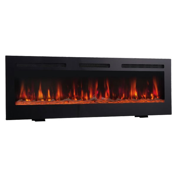 KAMINIO cheminée électrique MARLON 50", noir, avec chauffage, EF02-55