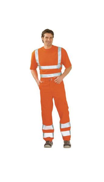 Pantalon haute visibilité Planam, uni orange, taille 48, 2011048