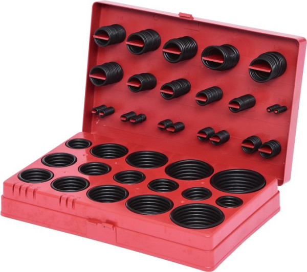 Gamme KS Tools de joints toriques, diamètre intérieur 3-50 mm/R01-R32, 419 pièces, 970.0130