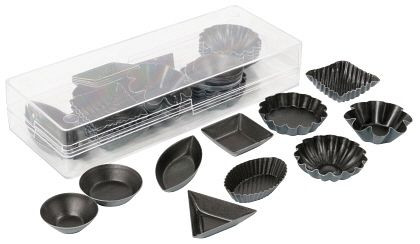 Set de petits fours antiadhésifs Contacto, UE : lot de 50 pièces, 6379/050