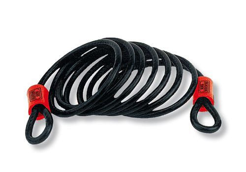Câbles spiralés BURG-WÄCHTER avec œillets, longueur 2,50 m, UE : 5 pièces, 263-566